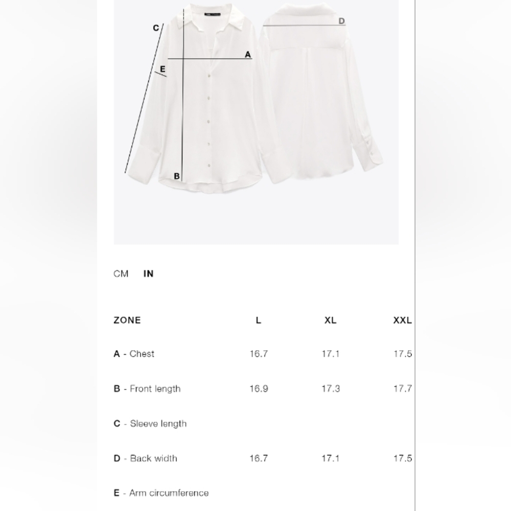 Zara Cream Strapless Top Sz-XL - Picture 8 of 10